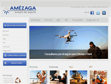 Tablet Screenshot of amezaga.com.ar